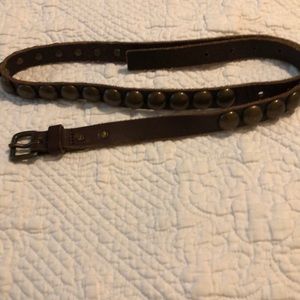 Gap leather belt